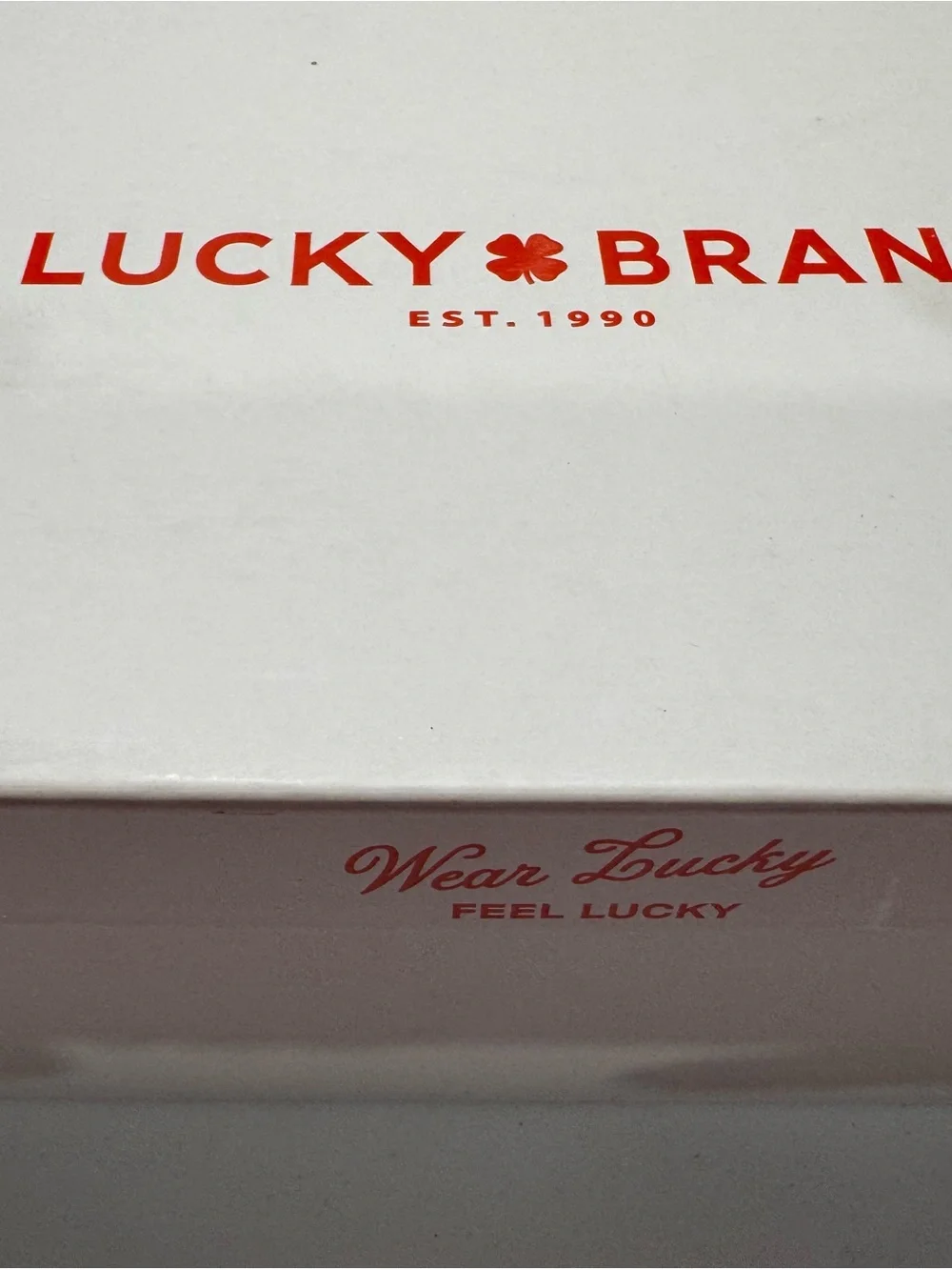 Men’s Lucky Brand Navy and White Low-Top Sneakers with Leather Tongue Tab